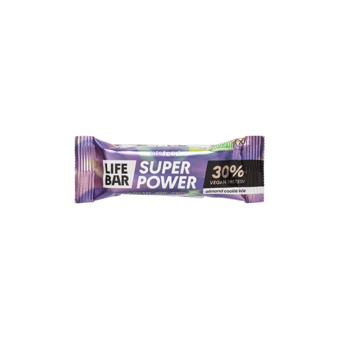 Батончик протеїновий Мигдалеве печиво органічний 40г Lifebar, Lifefood