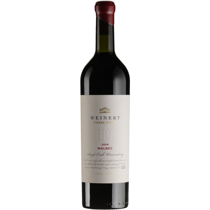 Вино Weinert Tonel Unico Malbec / Тонель Уніко Мальбек 2008, червоне сухе, 0.75 л