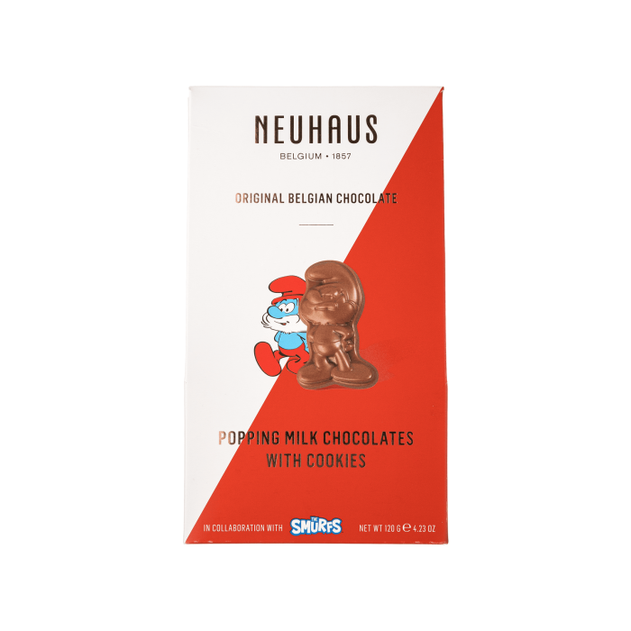Цукерки з молочного шоколаду Смурфи 120г, Neuhaus