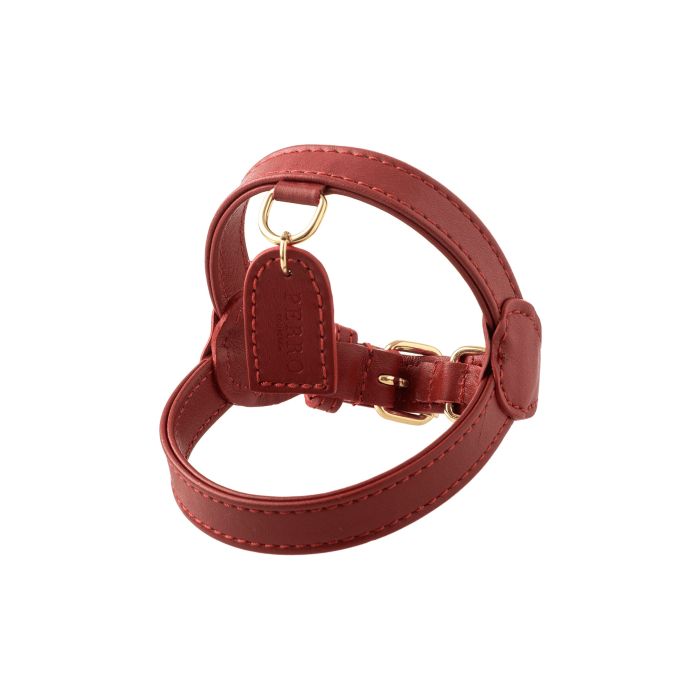 Шлея шкіряна для собак червона розмір M, Perro Collection Шлея шкіряна для собак червона розмір M, Perro Collection