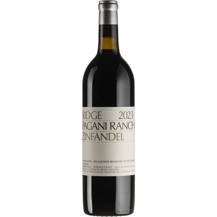 Вино Ridge Vineyards Pagani Ranch Zinfandel / Пагані Ранч Зінфандель 2023, червоне сухе, 0.75 л