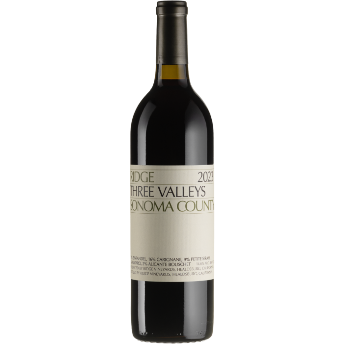 Вино Ridge Vineyards Three Valleys / Срі Велліс 2023, червоне сухе, 0.75 л