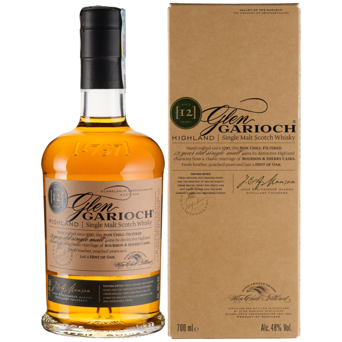 Віскі Glen Garioch 12yo, 0.7 л