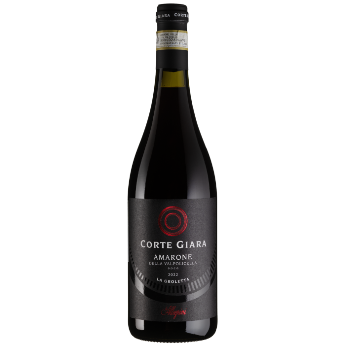 Вино Corte Giara Amarone della Valpolicella La Groletta / Амароне делла Вальполічелла ля Гролетта 2022, червоне сухе, 0.75 л