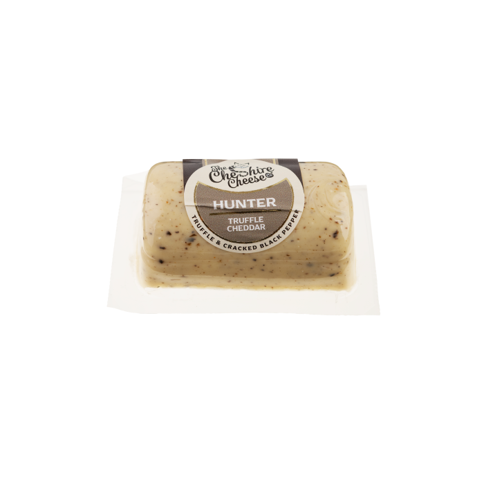 Сир твердий з коров'ячого молока Хантер з трюфелем 145г, Cheshire Cheese