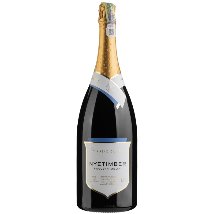 Ігристе Nyetimber Classic Cuvee Multi Vintage / Класік Кюве Мульті Вінтаж, біле, 1.5 л