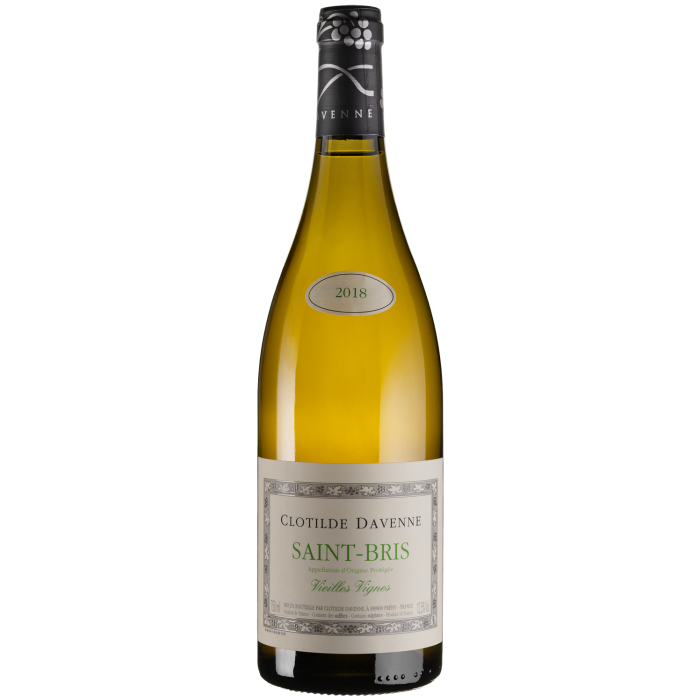 Вино Clotilde Davenne Saint Bris Vieilles Vignes (Sauvignon Blanc) / Сен Бріс В'єй Вінь (Совіньйон Блан) 2018, біле сухе, 0.75 л