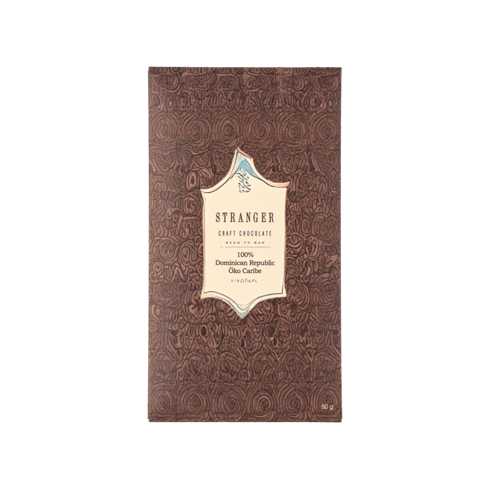 Шоколад темний Домініканська Республіка 100% 50г, Stranger Craft Chocolate