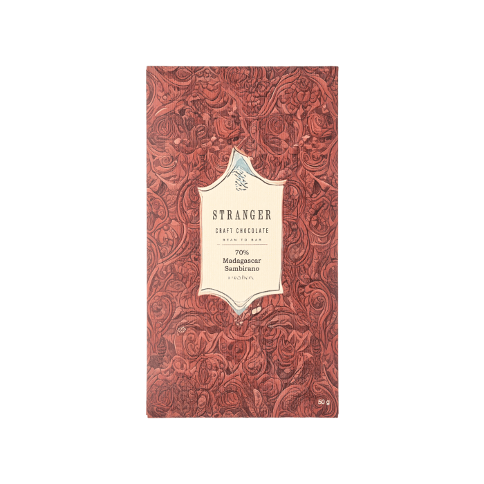 Шоколад темний Мадагаскар 70% 50г, Stranger Craft Chocolate