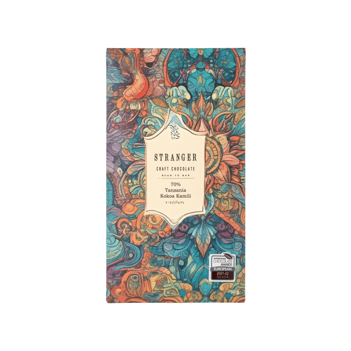 Шоколад темний Танзанія 70% 50г, Stranger Craft Chocolate