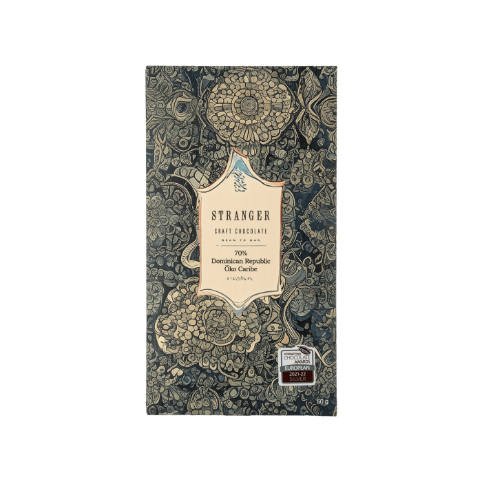 Шоколад темний Домініканська Республіка  70% 50г, Stranger Craft Chocolate