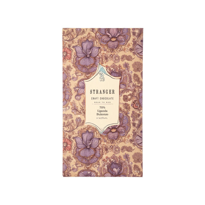 Шоколад темний Уганда Буконзо 70% 50г, Stranger Craft Chocolate