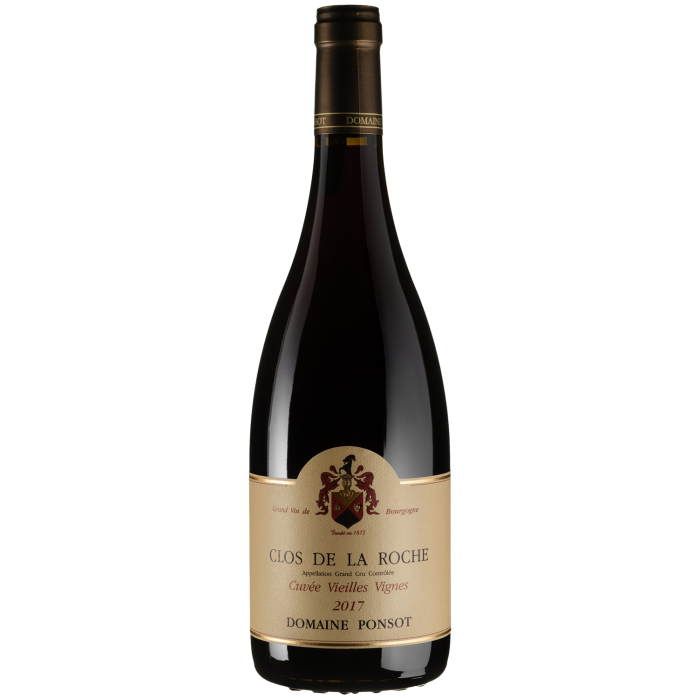 Вино Ponsot Clos de la Roche Grand Cru Cuvee Vieilles Vignes / Кло де ля Рош Гран Крю Кюве Вьєй Вінь 2017, червоне сухе, 0.75 л