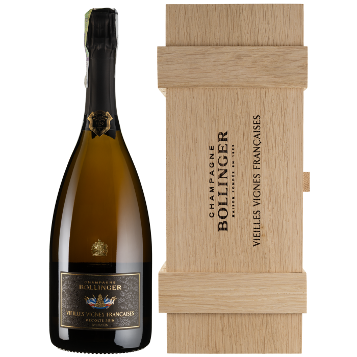Шампанське Champagne Bollinger Vieilles Vignes Francaises, wooden box / В'єй Вінь Франсез, дерев'яна коробка 2016, біле, 0.75 л