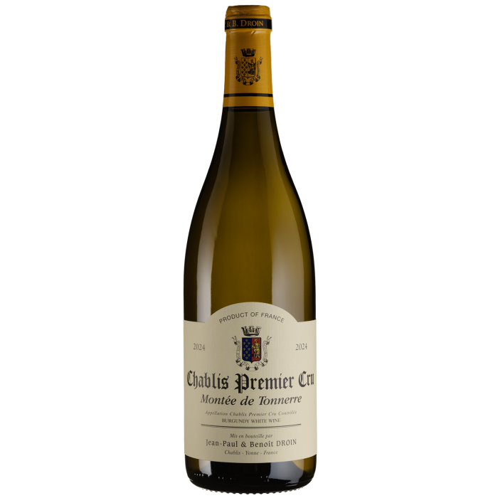 Вино Jean-Paul & Benoit Droin Chablis Premier Cru Montee de Tonnerre / Шаблі Монте де Тонере 2024, біле сухе, 0.75 л