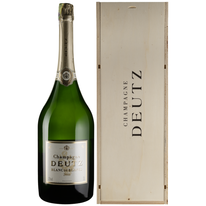 Шампанське Deutz Blanc de Blancs, gift box / Блан де Блан, подарункова коробка 2016, біле, 3 л