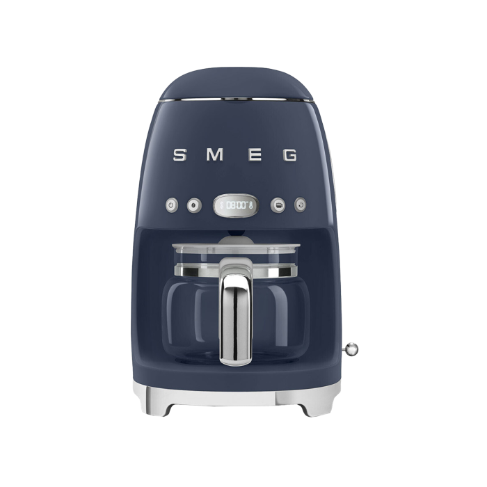 Кавоварка крапельна темно-синя стиль 50х, SMEG