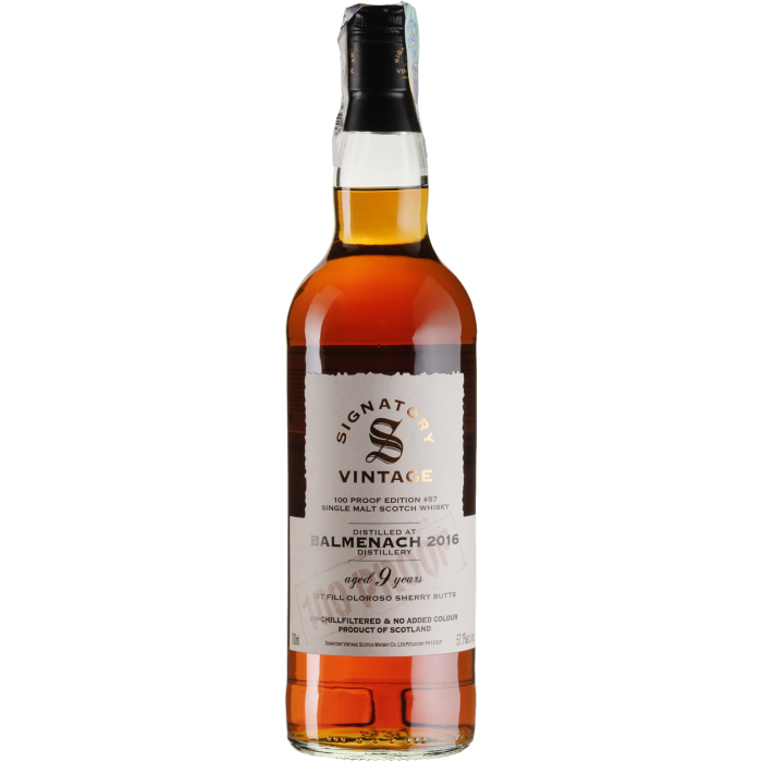 Віскі Signatory Balmenach 100 Proof, 0.7 л