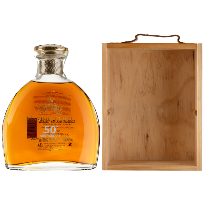 Коньяк Maxime Trijol 50th Anniversary Petite Champagne, gift box, 0.7 л