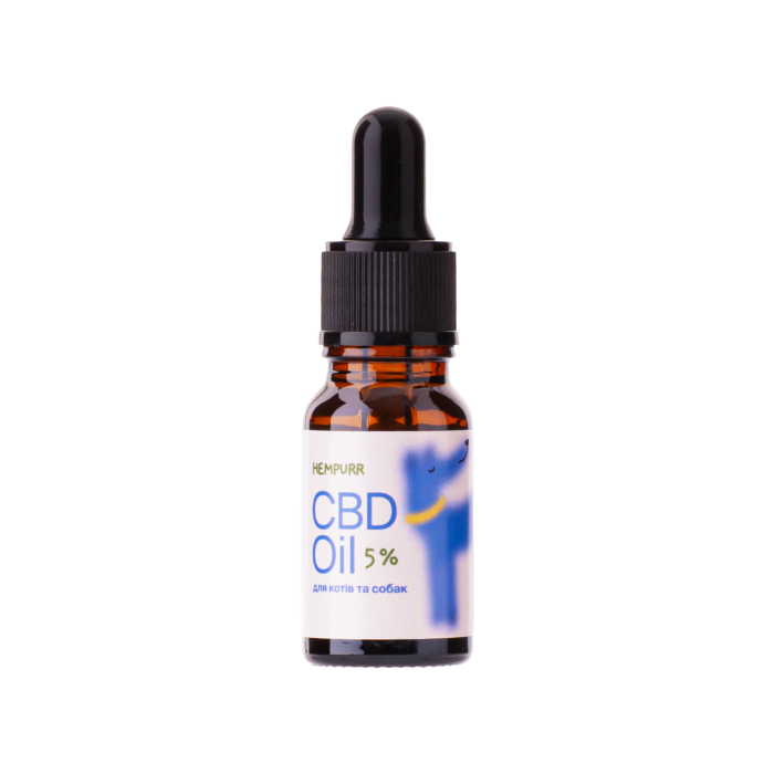 Дієтична добавка олія з канабідіолом CBD 5%10мл, Hempurr