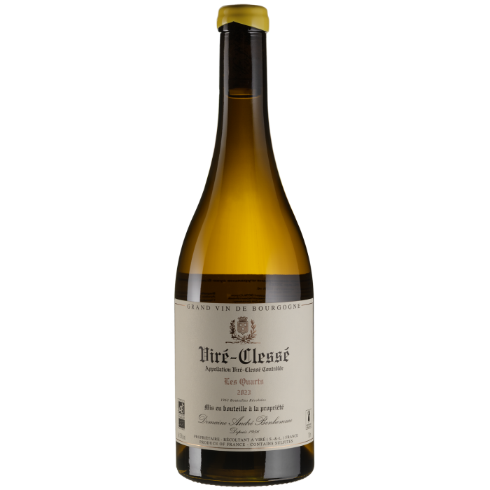 Вино Domaine Andre Bonhomme Vire-Clesse Les Quarts / Віре-Клесе Лє Кар 2023, біле сухе, 0.75 л