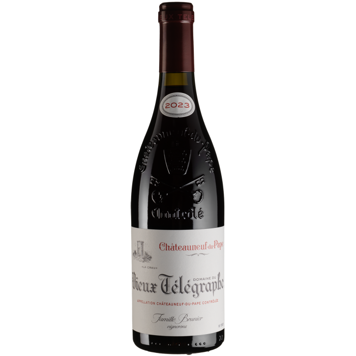 Вино Vieux Telegraphe Chateauneuf-du-Pape Domaine du Vieux Telegraphe / Шатоньоф-дю-Пап Домен дю Вью Телеграф 2023, червоне сухе, 0.75 л
