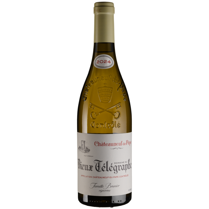 Вино Vieux Telegraphe Chateauneuf-du-Pape Domaine du Vieux Telegraphe Blanc / Шатоньоф-дю-Пап Домен дю Вью Телеграф Блан 2024, біле сухе, 0.75 л