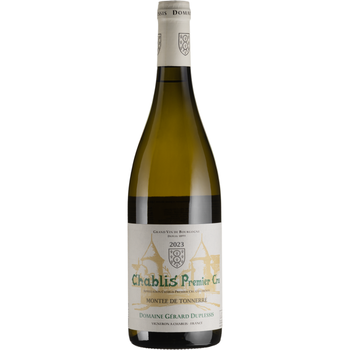 Вино Gerard Duplessis Chablis 1er Cru Montee de Tonnerre / Шаблі Прем'єр Крю Мон де Тонер 2023, біле сухе, 0.75 л
