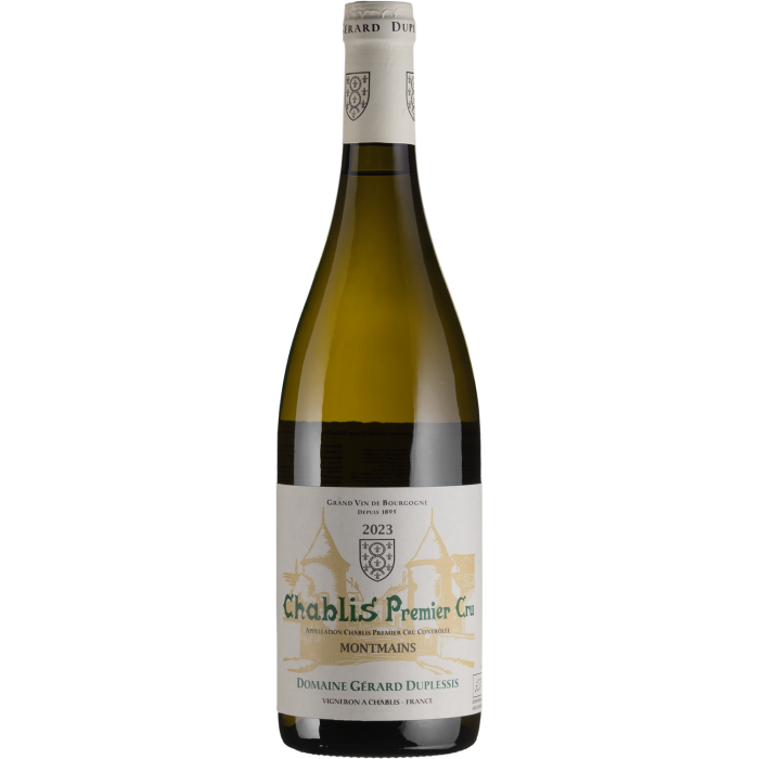 Вино Gerard Duplessis Chablis Premier Cru Montmains / Шаблі Прем`єр крю Монмен 2023, біле сухе, 0.75 л