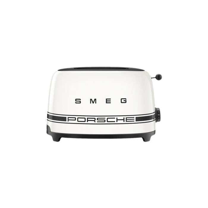 Тостер електричний на 2 тости білий Porsche x Smeg Carrara White, SMEG