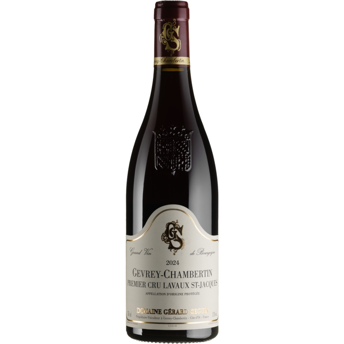 Вино Gerard Seguin Gevrey-Chambertin 1er Cru Lavaux-St.-Jacques / Жевре-Шамбертен Прем'єр Крю Лаво-Сен-Жак 2024, червоне сухе, 0.75 л