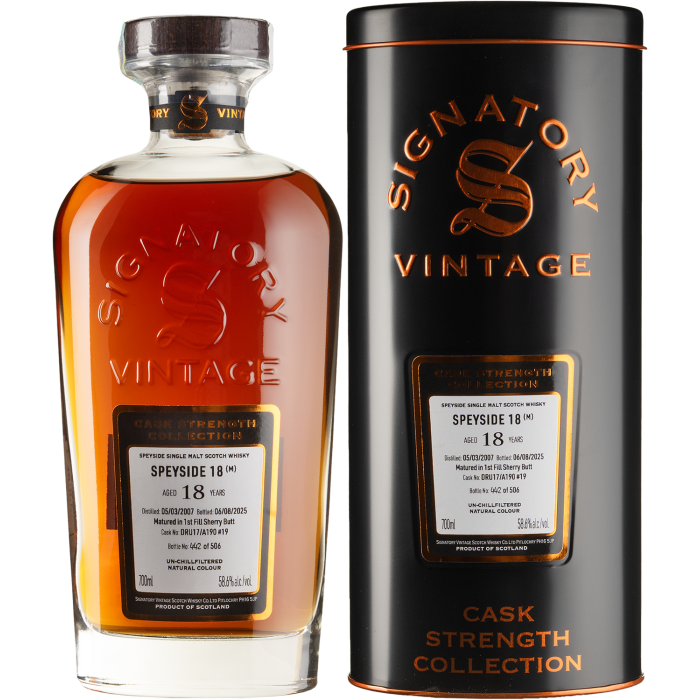 Віскі Signatory Speyside Cask Strength, 0.7 л