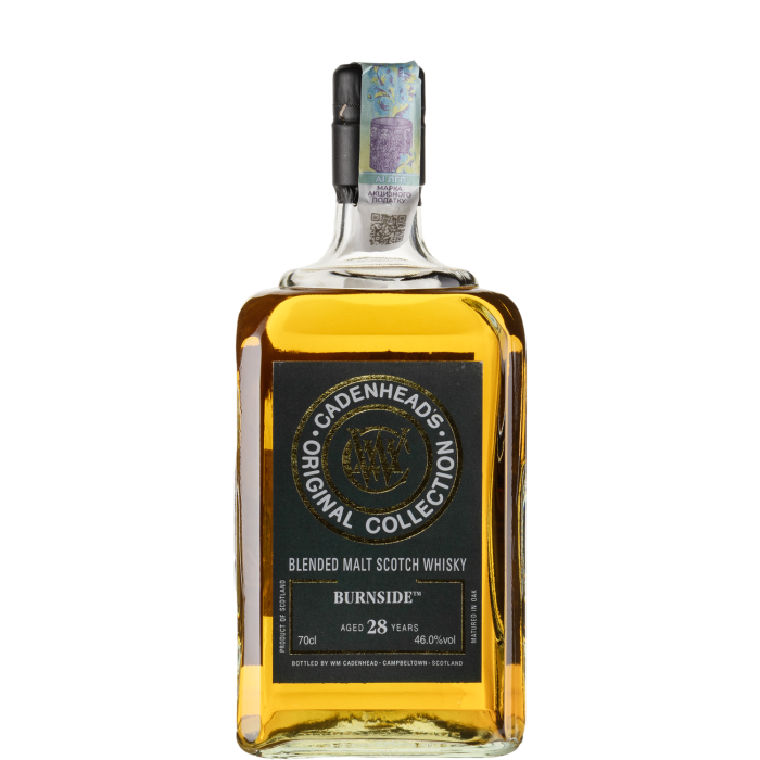Віскі Cadenhead Burnside 28yo, 0.7 л Віскі Cadenhead Burnside 28yo, 0.7 л