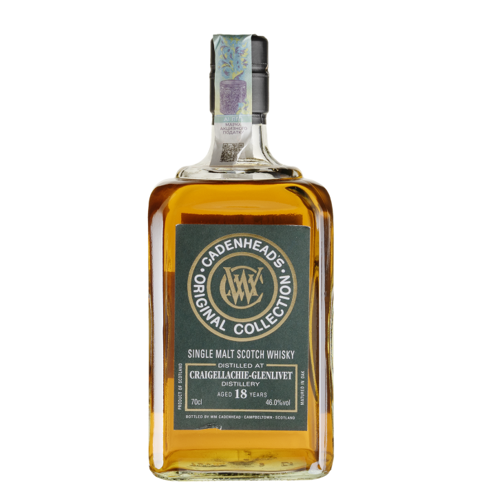 Віскі Cadenhead Craigellachie 18yo, 0.7 л