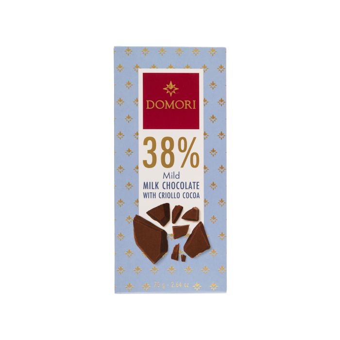 Шоколад молочний 38% 75г, Domori Шоколад молочний 38% 75г, Domori