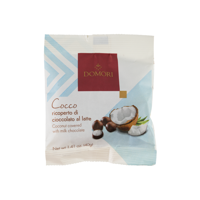 Цукерки кокос в шоколаді 40г, Domori