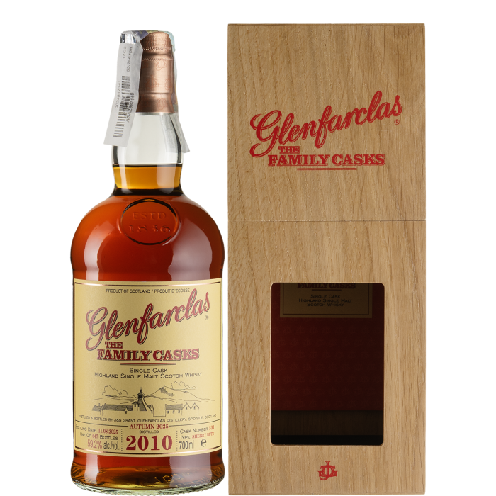 Віскі Glenfarclas The Family Cask A25 #531, wooden box 2010, 0.7 л