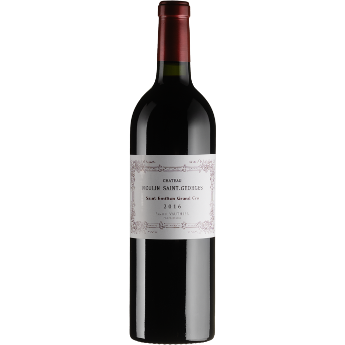 Вино Chateau Moulin St Georges Chateau Moulin Saint Georges / Шато Мулєн Сен Жорж 2016, червоне сухе, 0.75 л