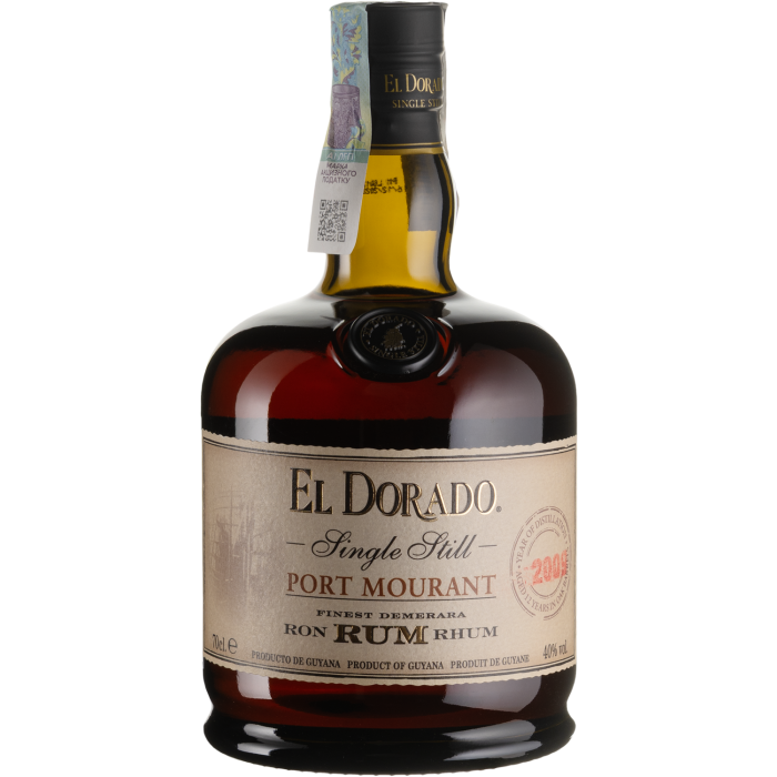 Ром El Dorado Single Still Port Mourant, 0.7 л