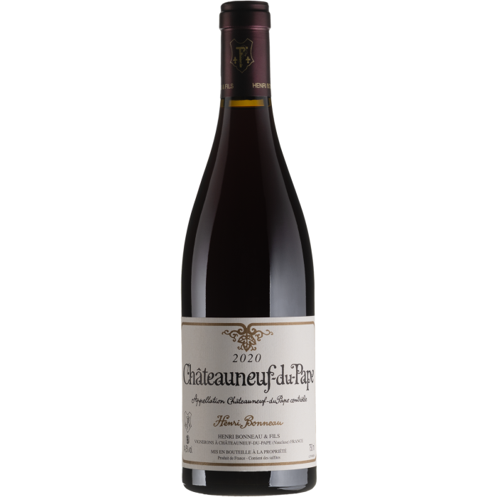 Вино Henri BonneauztrHK Chateauneuf-du-Pape / Шатоньоф-дю-Пап 2020, червоне сухе, 0.75 л