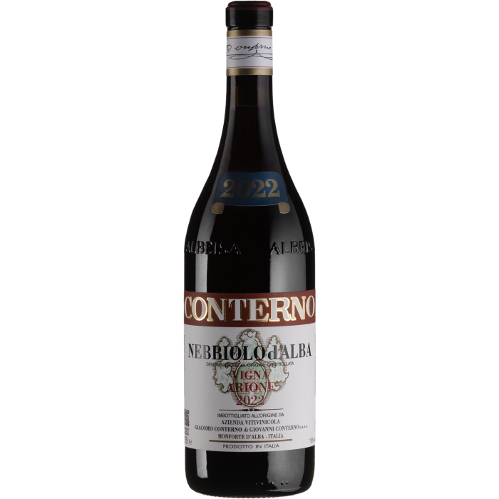 Вино Nebbiolo d'Alba Vigna Arione / Неббіоло д'Альба Вінья Аріоне 2022, червоне сухе, 0.75 л