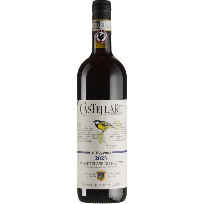 Вино Castellare di Castellina Chianti Classico Riserva Il Poggiale / Кьянті Класcіко Різерва Іль Поджіалє 2023, червоне сухе, 0.75 л