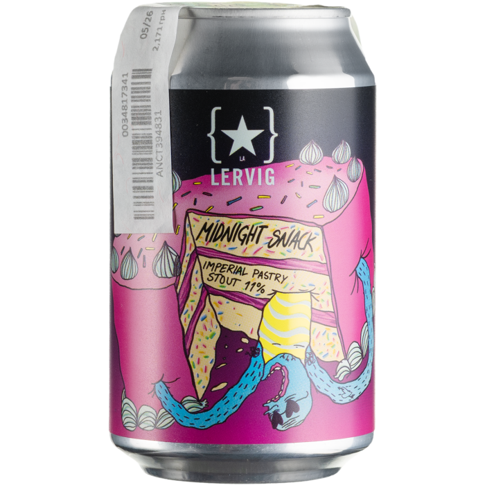 Пиво Lervig Lervig Midnight Snack, 0.33 л Пиво Lervig Lervig Midnight Snack, 0.33 л
