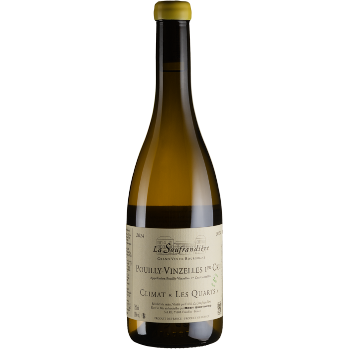 Вино La Soufrandiere Pouilly-Vinzelles 1er Cru Climat Les Quarts Zen / Пульї-Ванзель Прем’єр Крю Кліма Ле Кар Зен 2024, біле сухе, 0.75 л