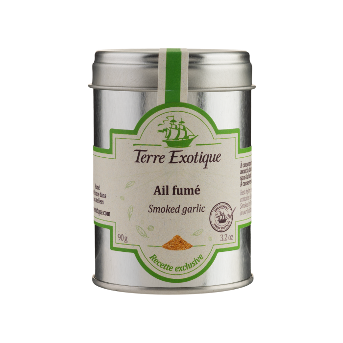 Часник копчений подрібнений 90г, Terre Exotique