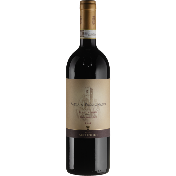 Вино Marchesi Antinori Badia a Passignano Chianti Classico Gran Selezione / Бадіа а Пассін`яно К'янті Класіко Гран Селіціоне 2022, червоне сухе, 0.75 л