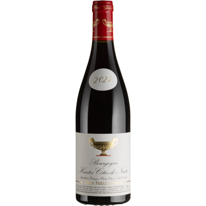 Вино Gros Frere et Soeur Bourgogne Hautes Cotes De Nuits Rouge / Бургонь От Кот де Нюі Руж 2024, червоне сухе, 0.75 л