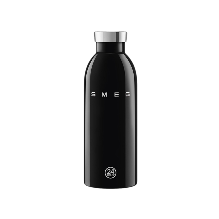 Термопляшка для напоїв чорна 500мл, SMEG