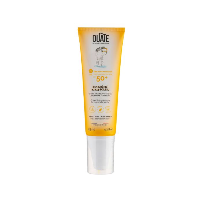 Крем сонцезахисний дитячий SPF 50 125мл, Ouate Крем сонцезахисний дитячий SPF 50 125мл, Ouate