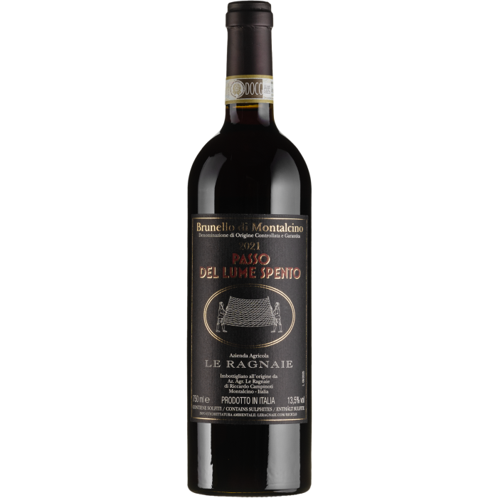 Вино Le Ragnaie Brunello di Montalcino Passo del Lume Spento / Брунелло ді Монтальчино Пассо дель Луме Спенто 2021, червоне сухе, 0.75 л